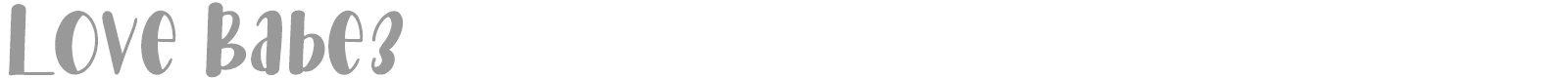 Love Babe font preview